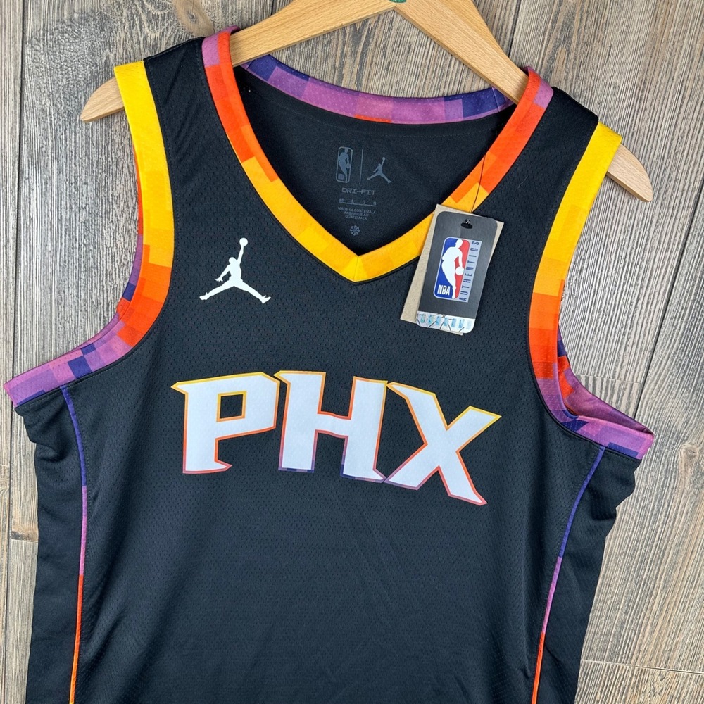 Jordan NBA Phoenix Suns Statement Edition Swingman Jersey NWT Mens Large Black